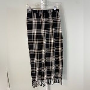 Plaid Maxi Skirt